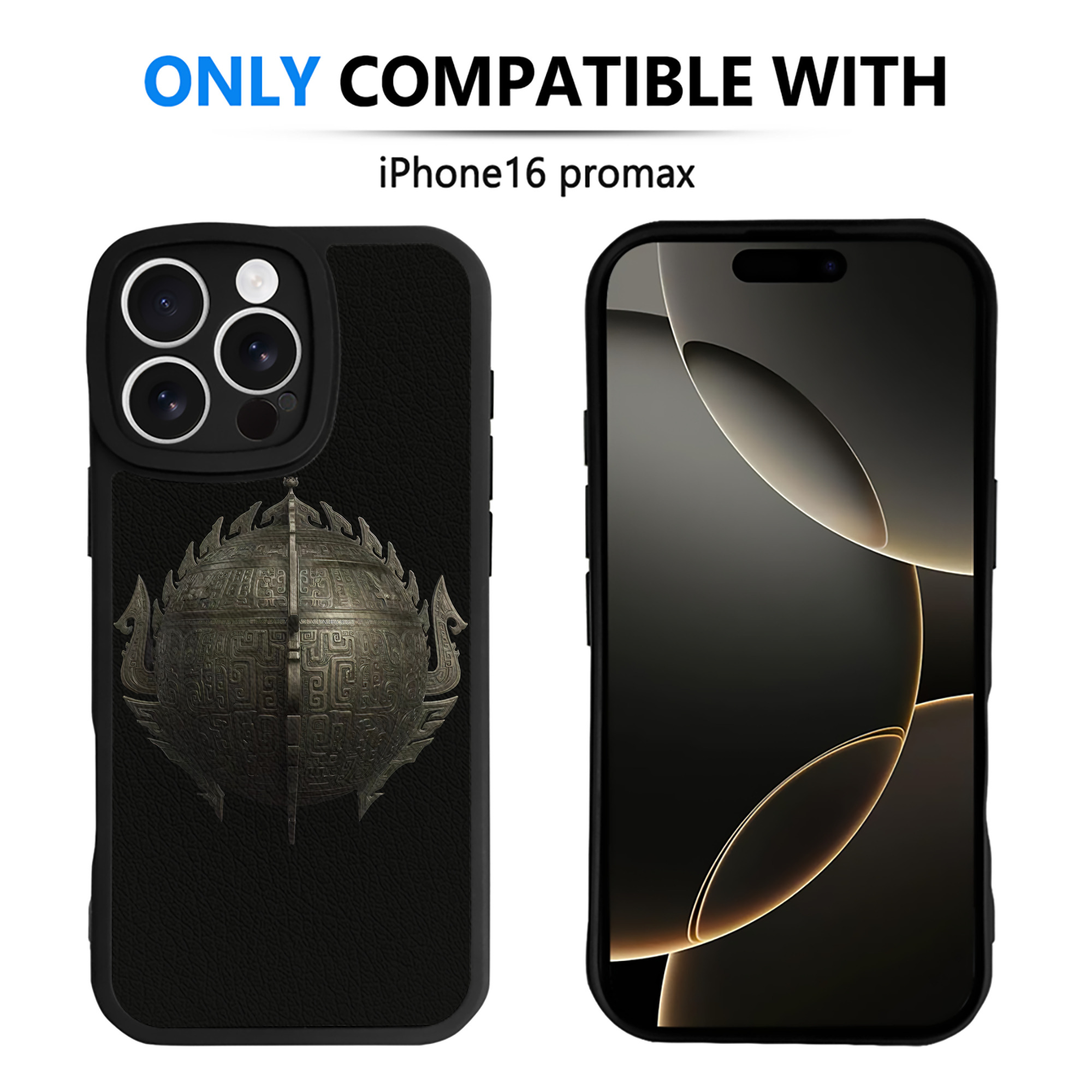 （画像用） Ne Zha 2 ナタ 魔童の大暴れ 【iPhone 16シリーズ対応】シリコンスマホケース（レザー調） 材質：シリコン